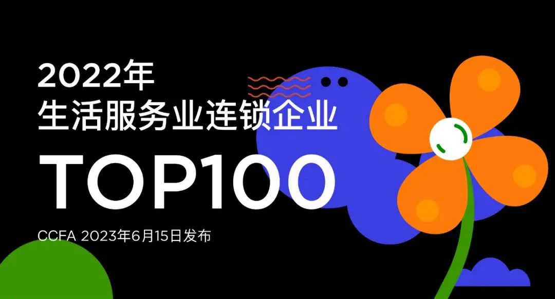 贺！翰皇进入2022年生活服务业连锁企业TOP100！